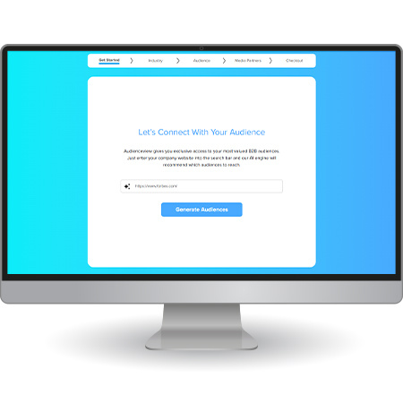 Preview of Audienceview in a desktop display